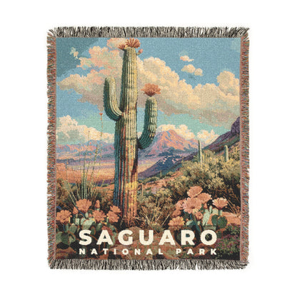 Saguaro National Park Woven Blanket | S18