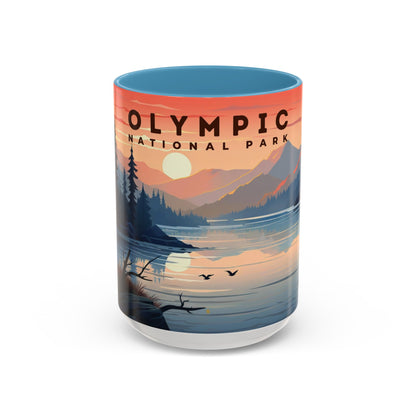 Olympic National Park Mug | Accent Coffee Mug (11, 15oz)