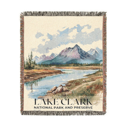 Lake Clark National Park Woven Blanket | S04