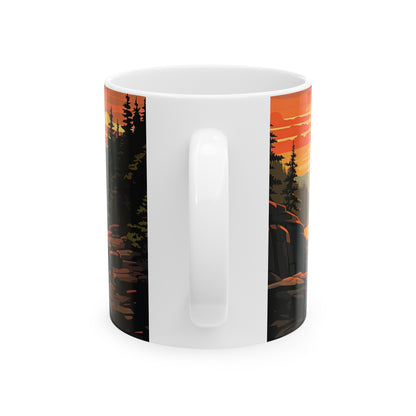 Acadia National Park Mug | White Ceramic Mug (11oz, 15oz)