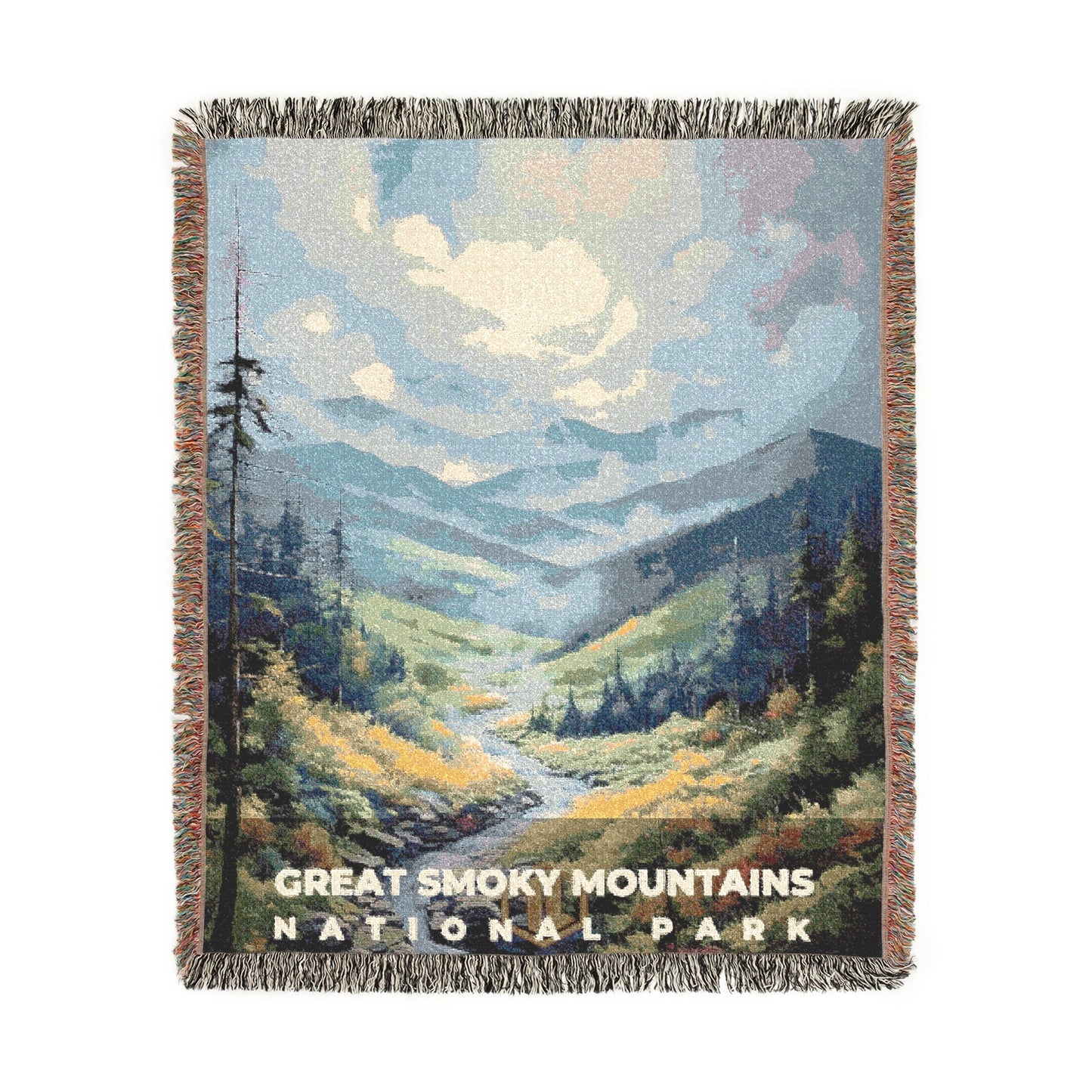 Great Smoky Mountains National Park Woven Blanket | S06