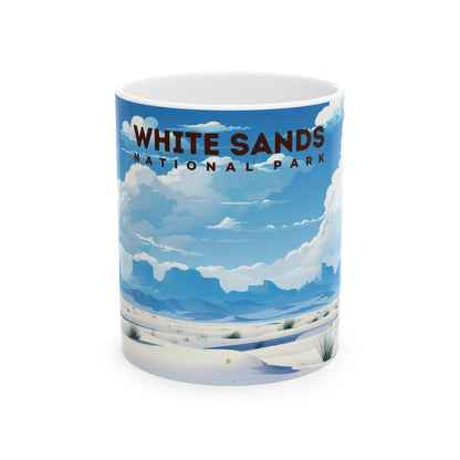 White Sands National Park Mug | White Ceramic Mug (11oz, 15oz)