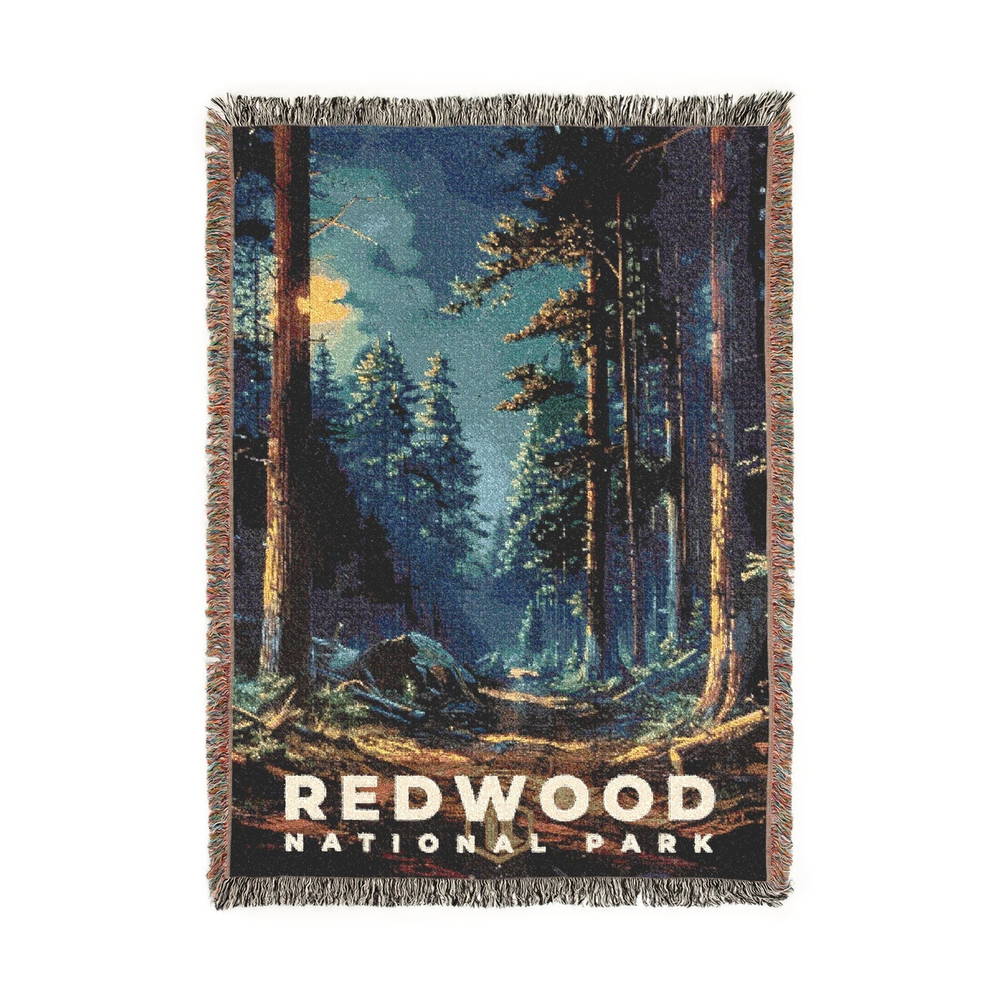 Redwood National Park Woven Blanket | S16