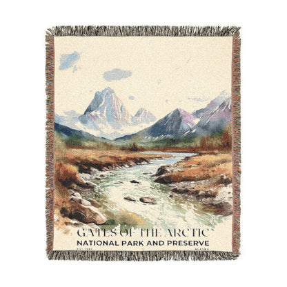 Gates of the Arctic National Park Woven Blanket | S04