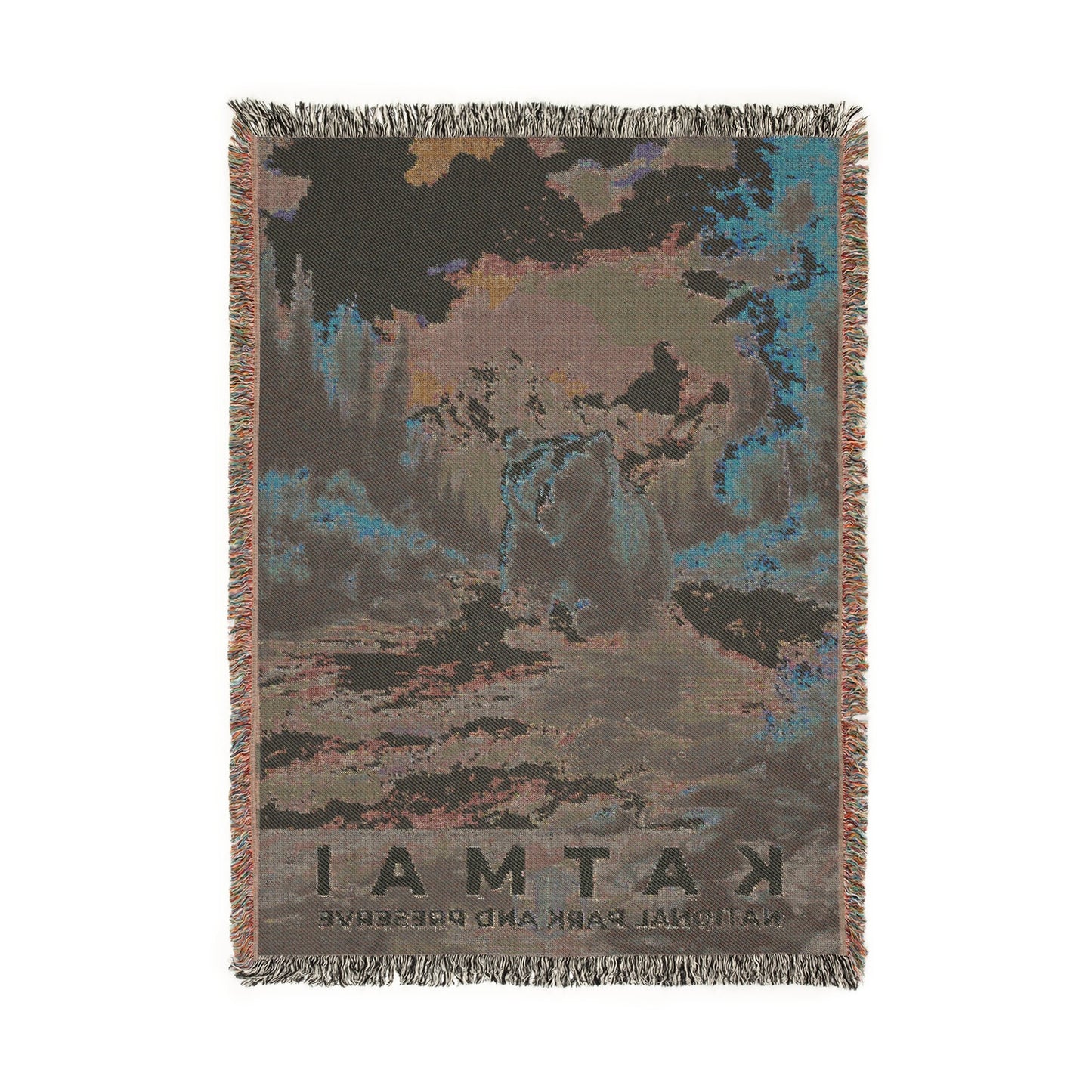 Katmai National Park Woven Blanket | S18