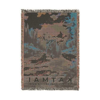 Katmai National Park Woven Blanket | S18
