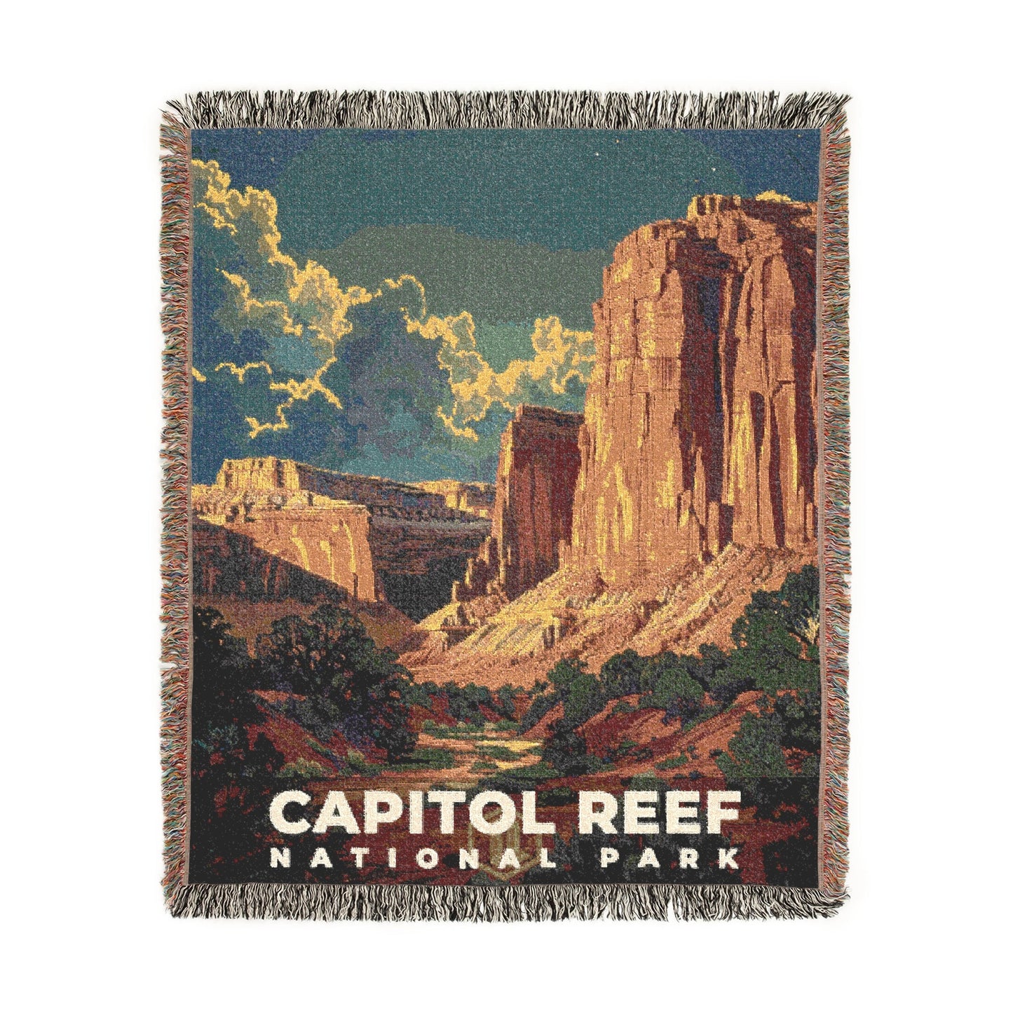 Capitol Reef National Park Woven Blanket | S11