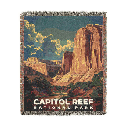 Capitol Reef National Park Woven Blanket | S11