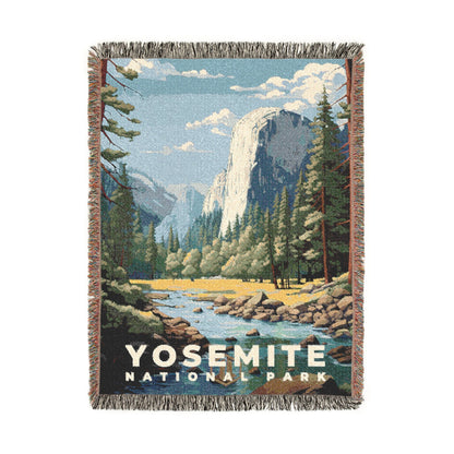 Yosemite National Park Woven Blanket | S07
