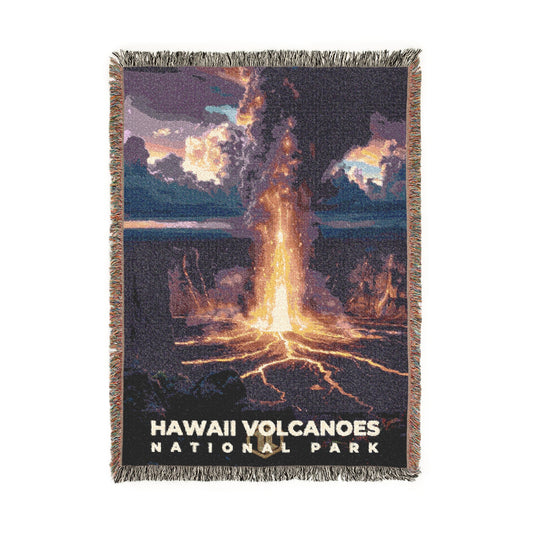Hawaii Volcanoes National Park Woven Blanket | S13
