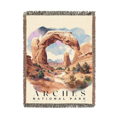 Arches National Park Woven Blanket | S04