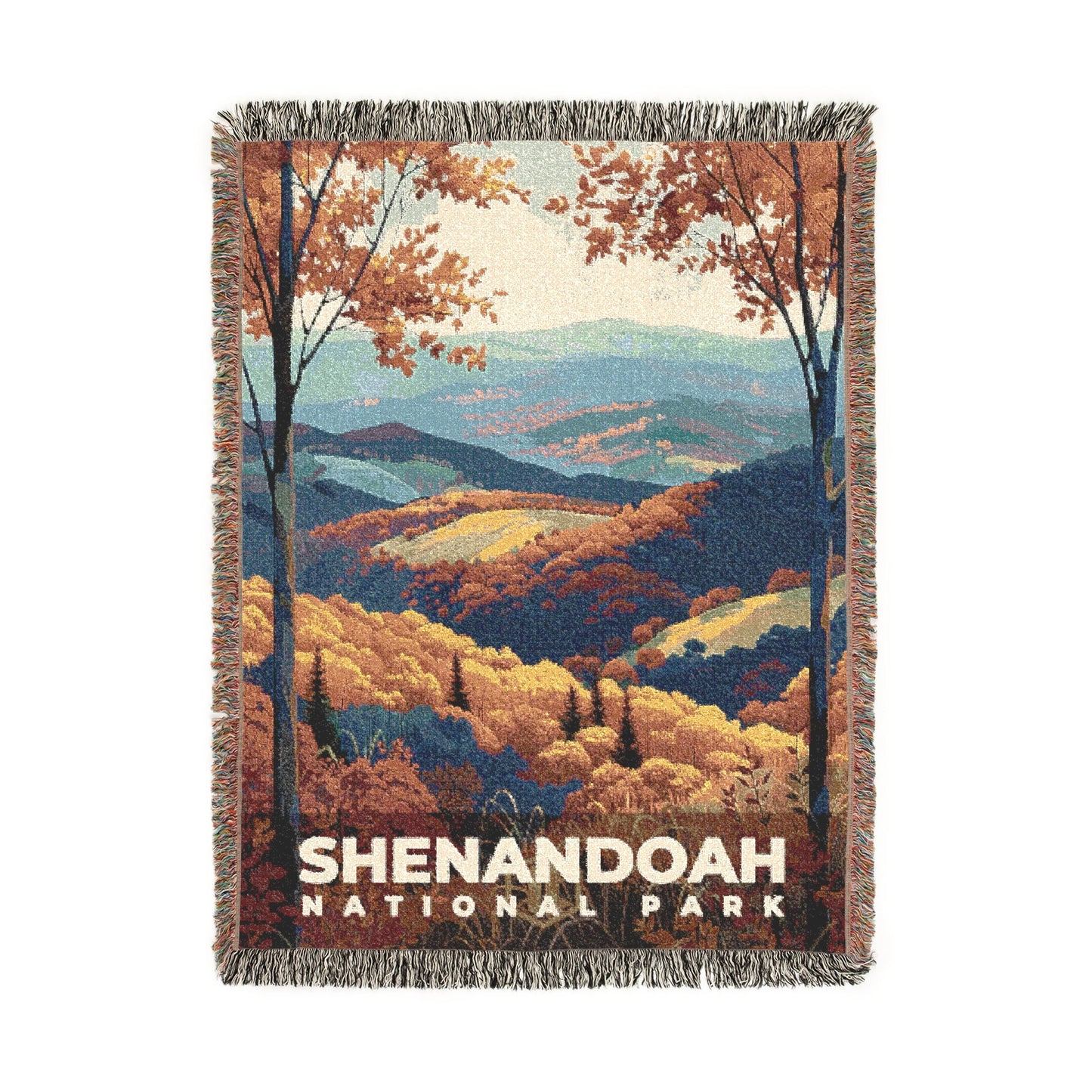 Shenandoah National Park Woven Blanket | S11