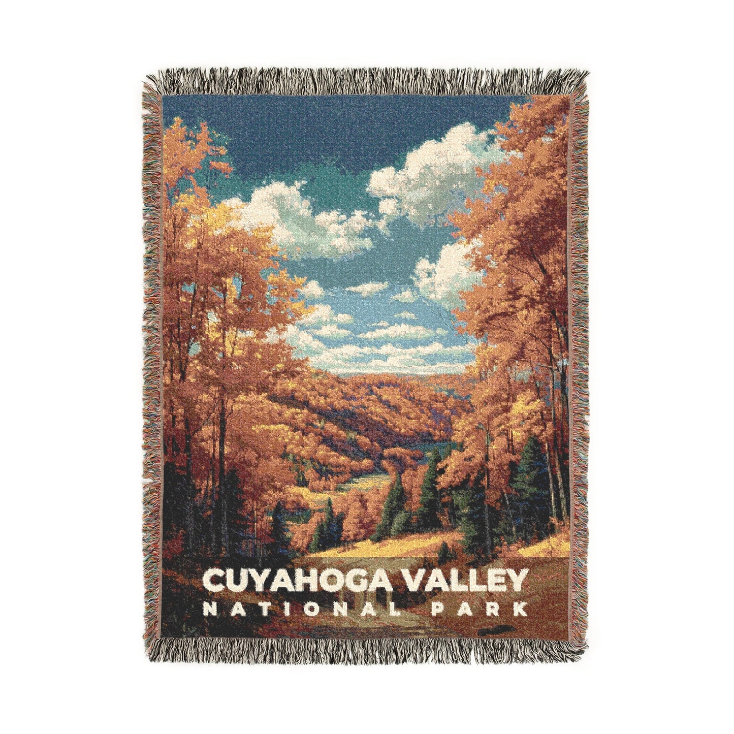 Cuyahoga Valley National Park Woven Blanket | S13