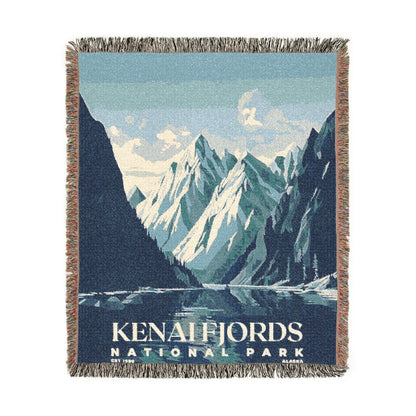 Kenai Fjords National Park Woven Blanket | S03