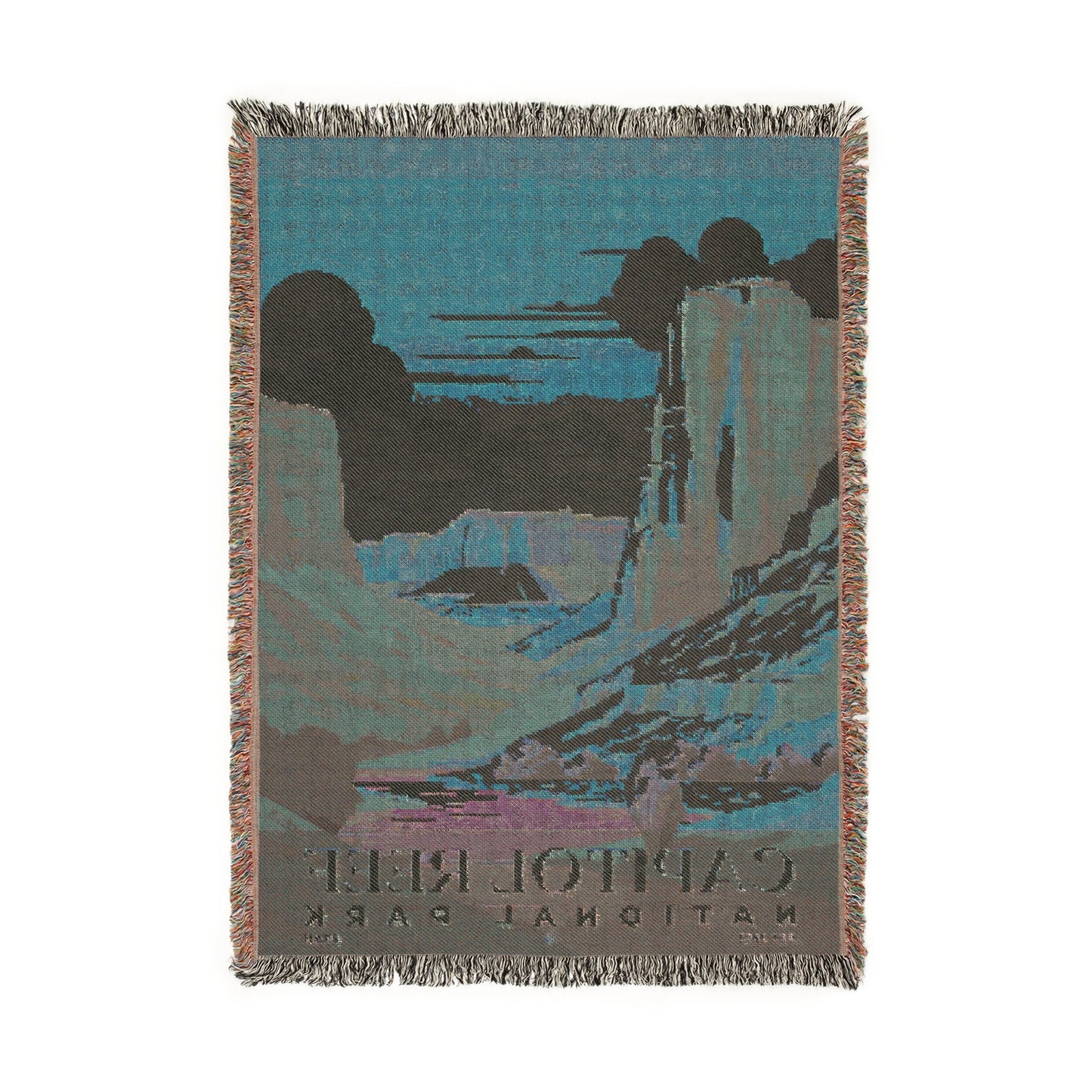 Capitol Reef National Park Woven Blanket | S05