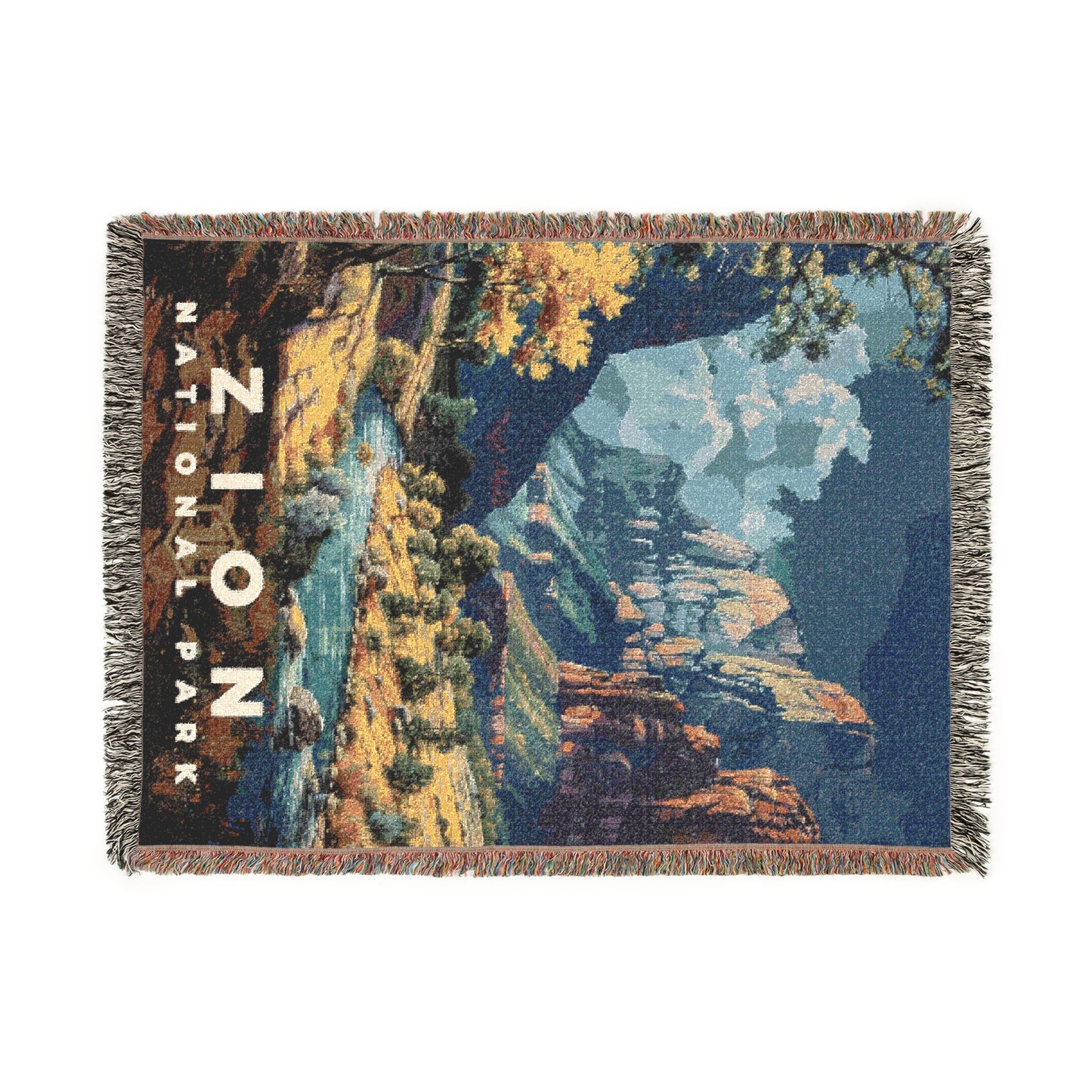Zion National Park Woven Blanket | S16