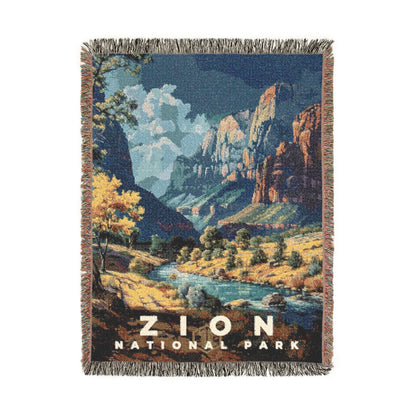 Zion National Park Woven Blanket | S16