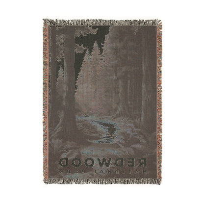 Redwood National Park Woven Blanket | S17