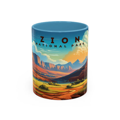 Zion National Park Mug | Accent Coffee Mug (11, 15oz)