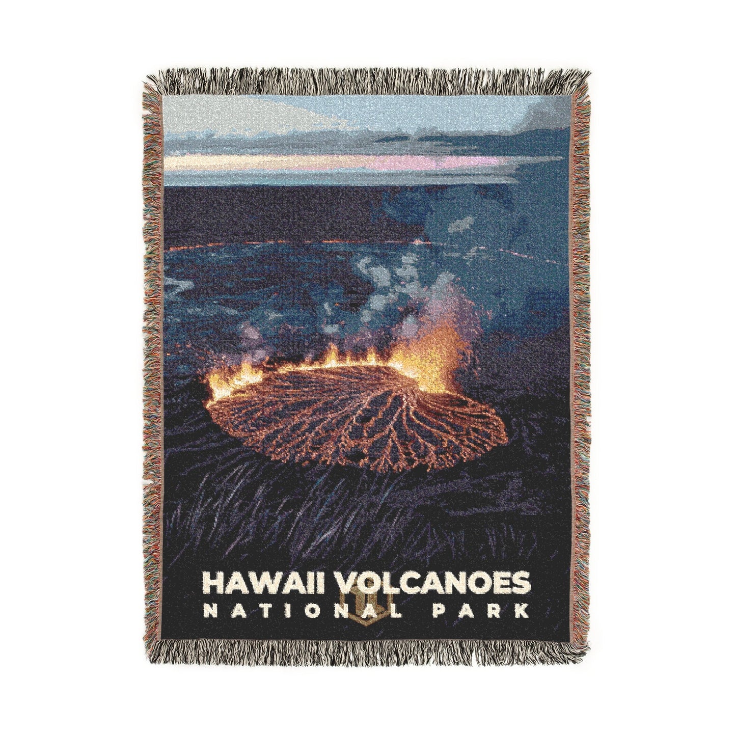 Hawaii Volcanoes National Park Woven Blanket | S19