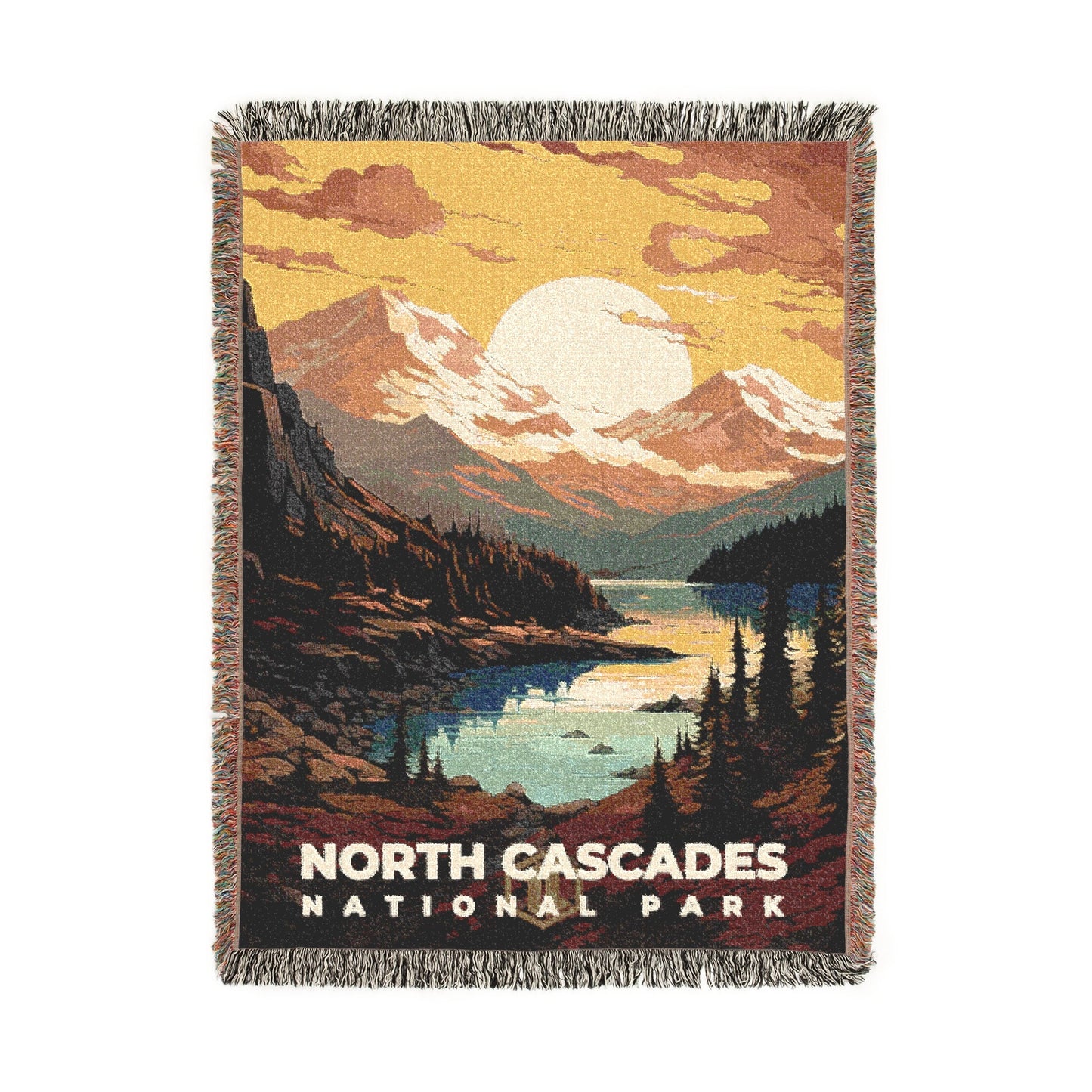 North Cascades National Park Woven Blanket | S07