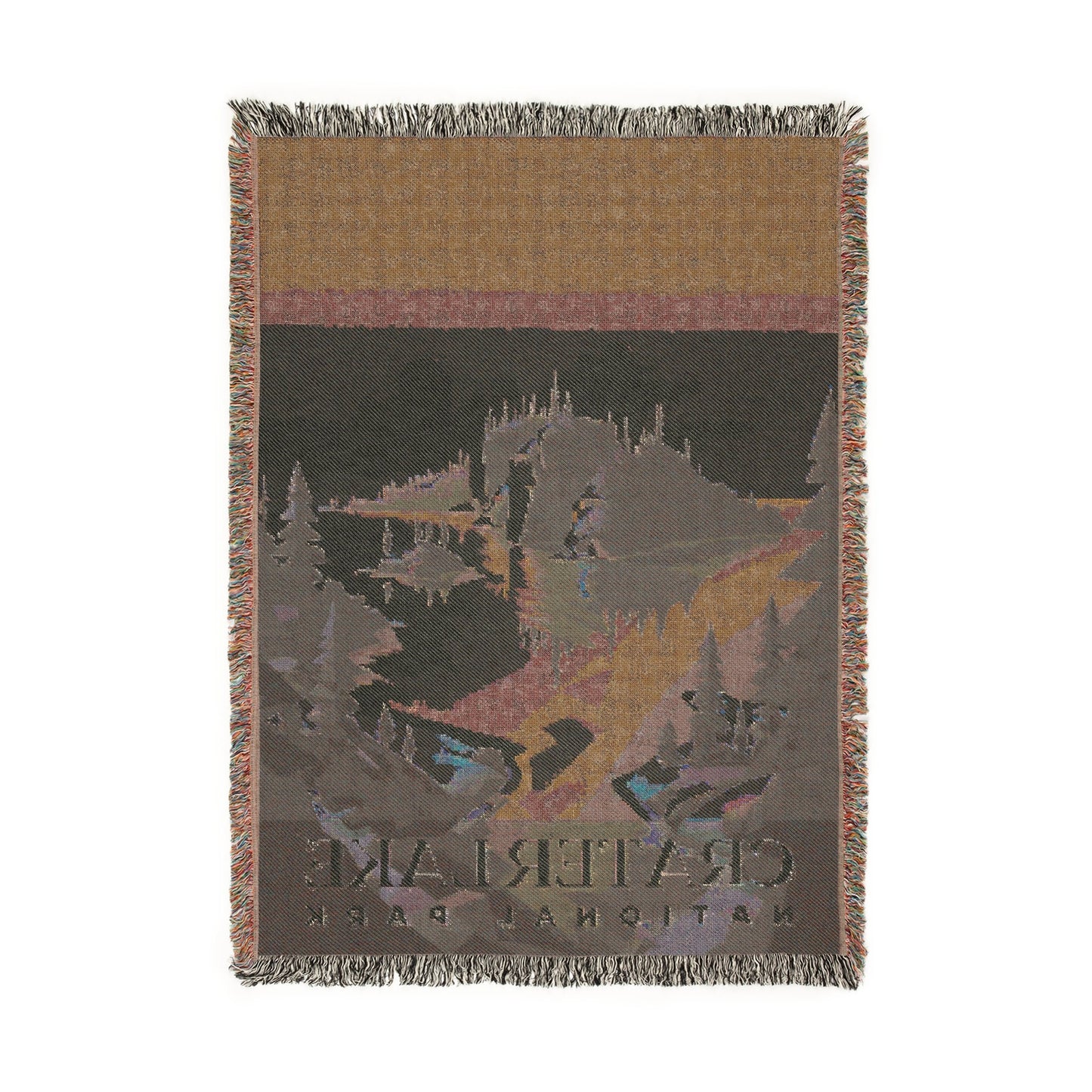 Crater Lake National Park Woven Blanket | S01
