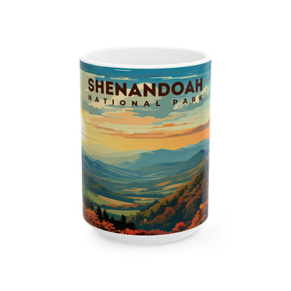 Shenandoah National Park Mug | White Ceramic Mug (11oz, 15oz)