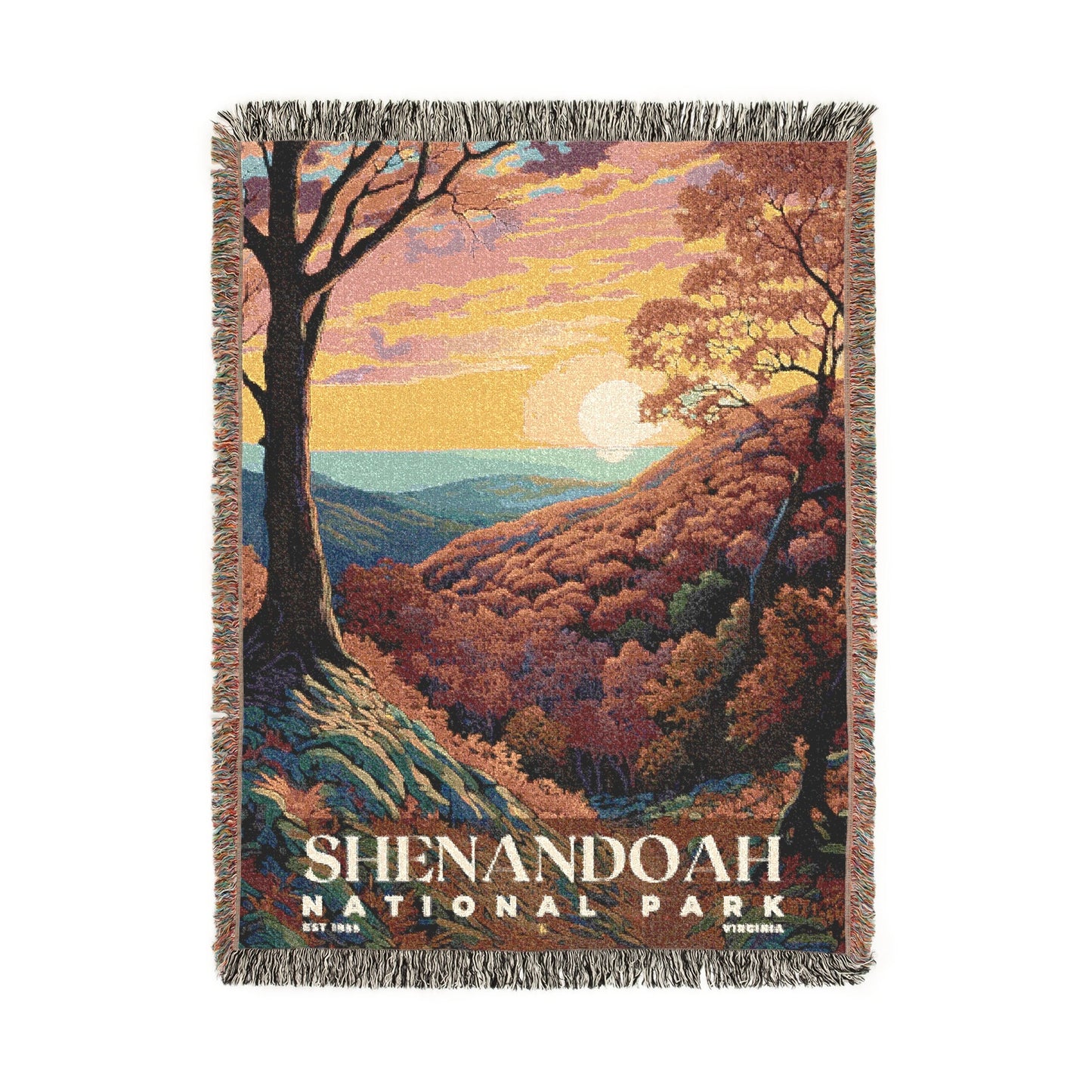 Shenandoah National Park Woven Blanket | S02