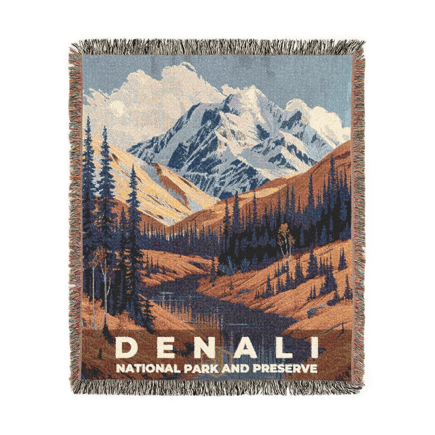 Denali National Park Woven Blanket | S19