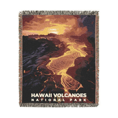 Hawaii Volcanoes National Park Woven Blanket | S10