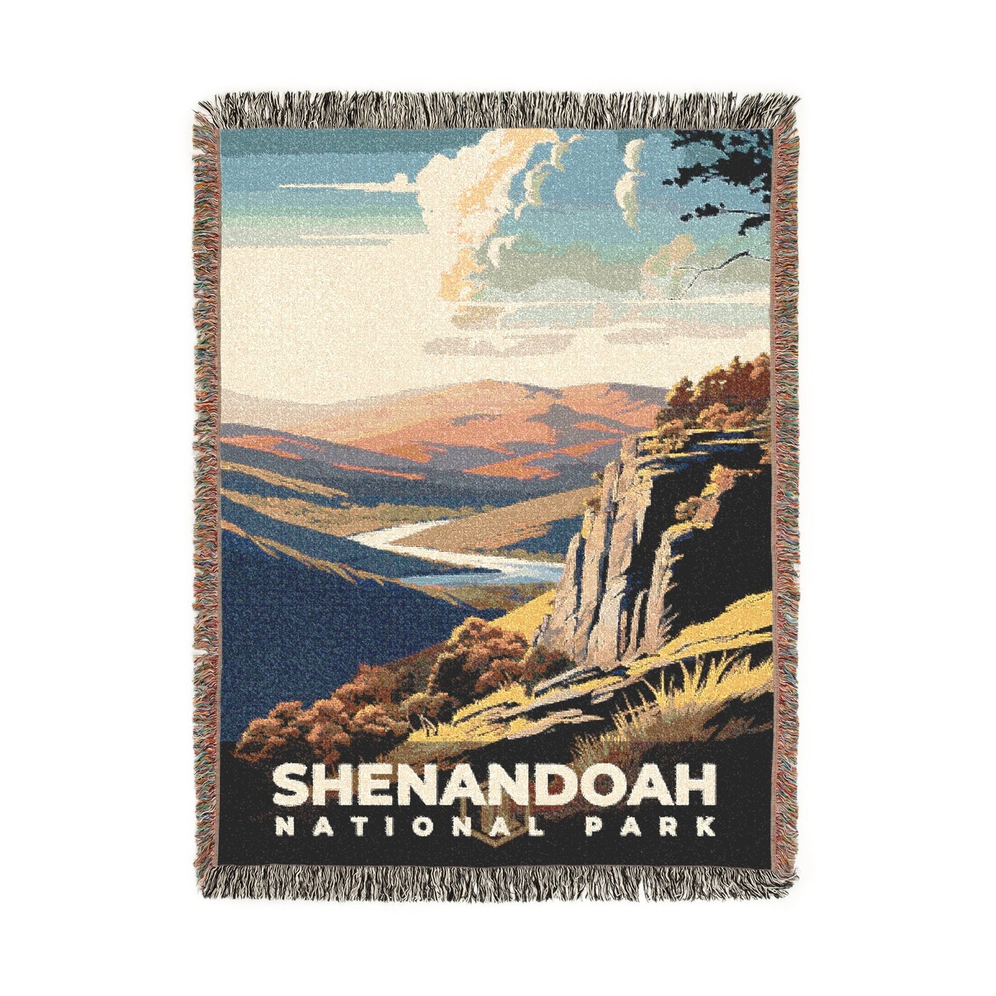 Shenandoah National Park Woven Blanket | S07