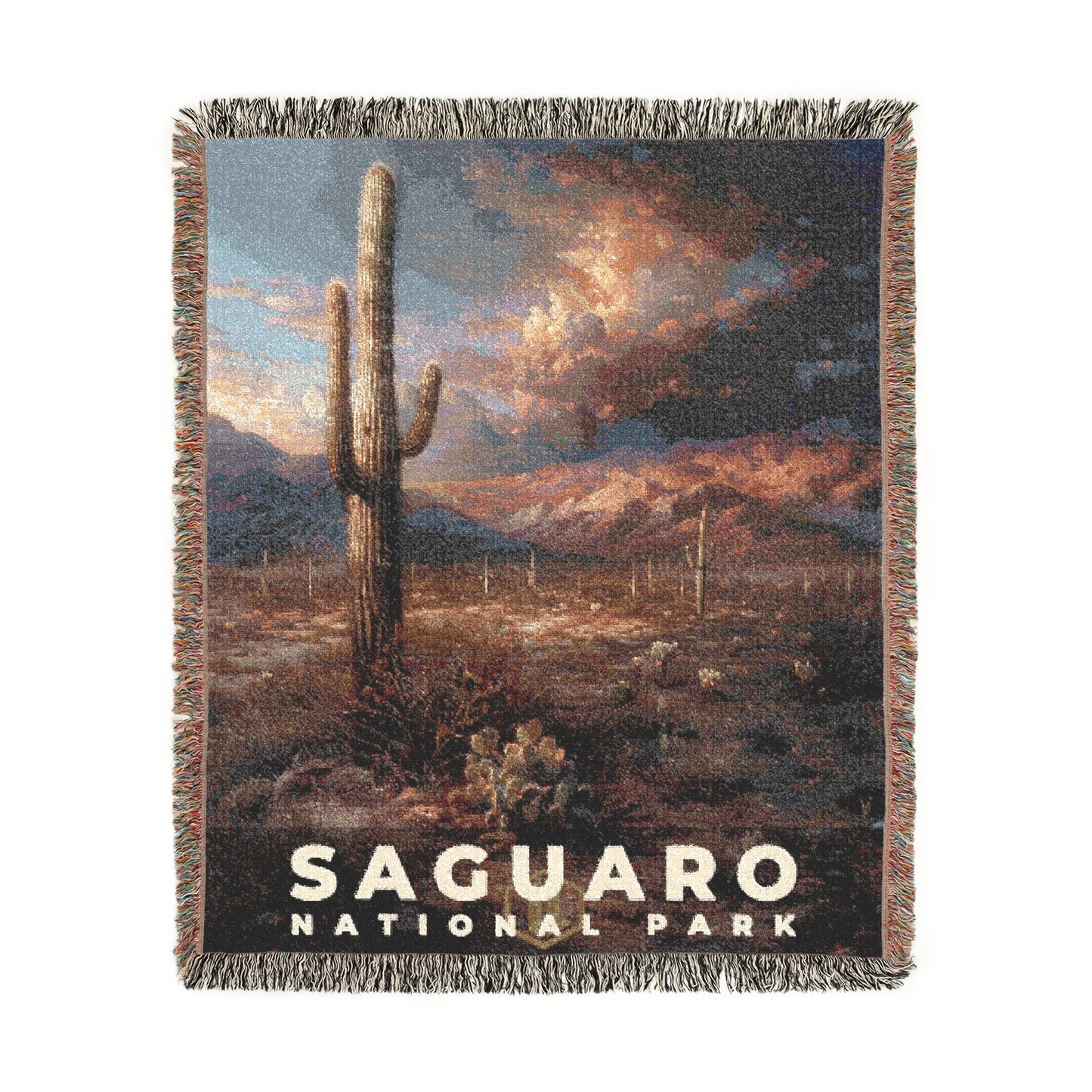 Saguaro National Park Woven Blanket | S12