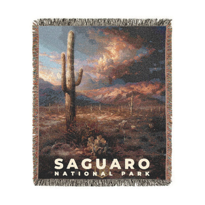 Saguaro National Park Woven Blanket | S12