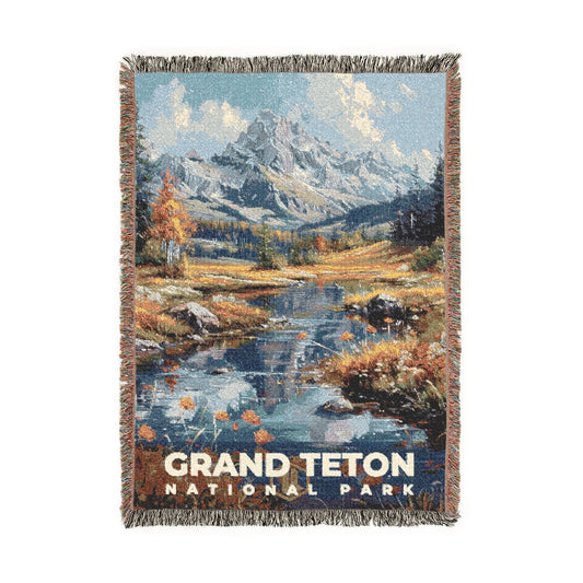 Grand Teton National Park Woven Blanket | S14