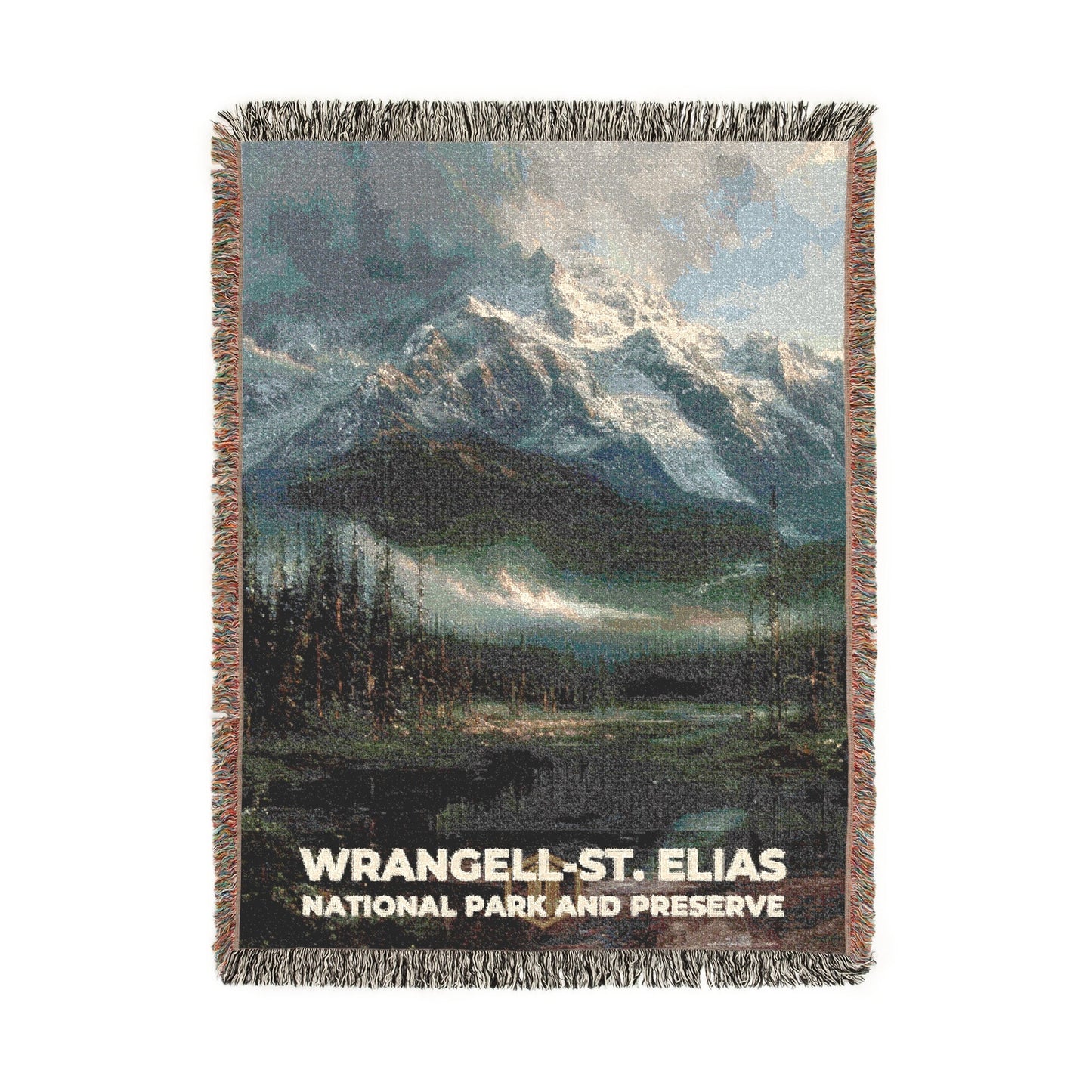 Wrangell-St. Elias National Park Woven Blanket | S12