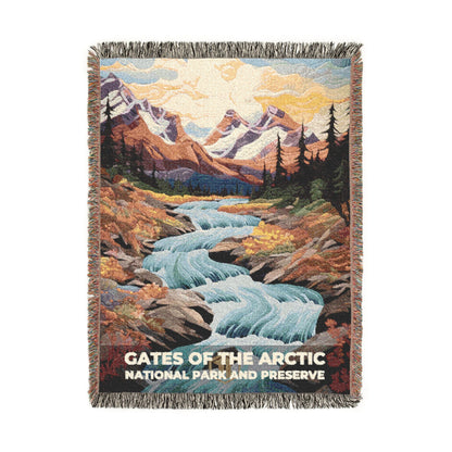 Gates of the Arctic National Park Woven Blanket | S09