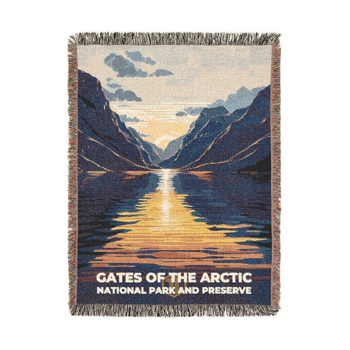 Gates of the Arctic National Park Woven Blanket | S19