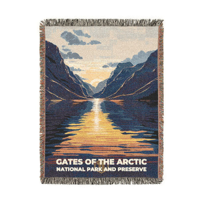 Gates of the Arctic National Park Woven Blanket | S19