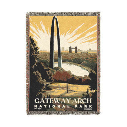 Gateway Arch National Park Woven Blanket | S02