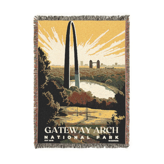 Gateway Arch National Park Woven Blanket | S02