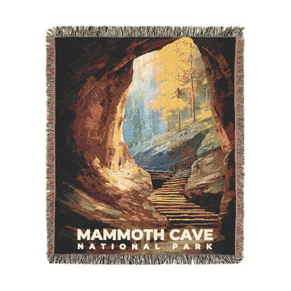 Mammoth Cave National Park Woven Blanket | S06