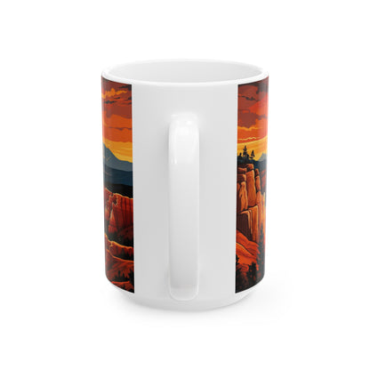 Bryce Canyon National Park Mug | White Ceramic Mug (11oz, 15oz)