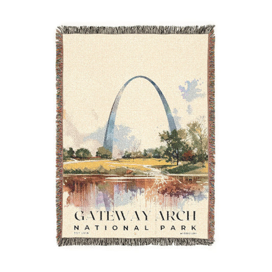 Gateway Arch National Park Woven Blanket | S04