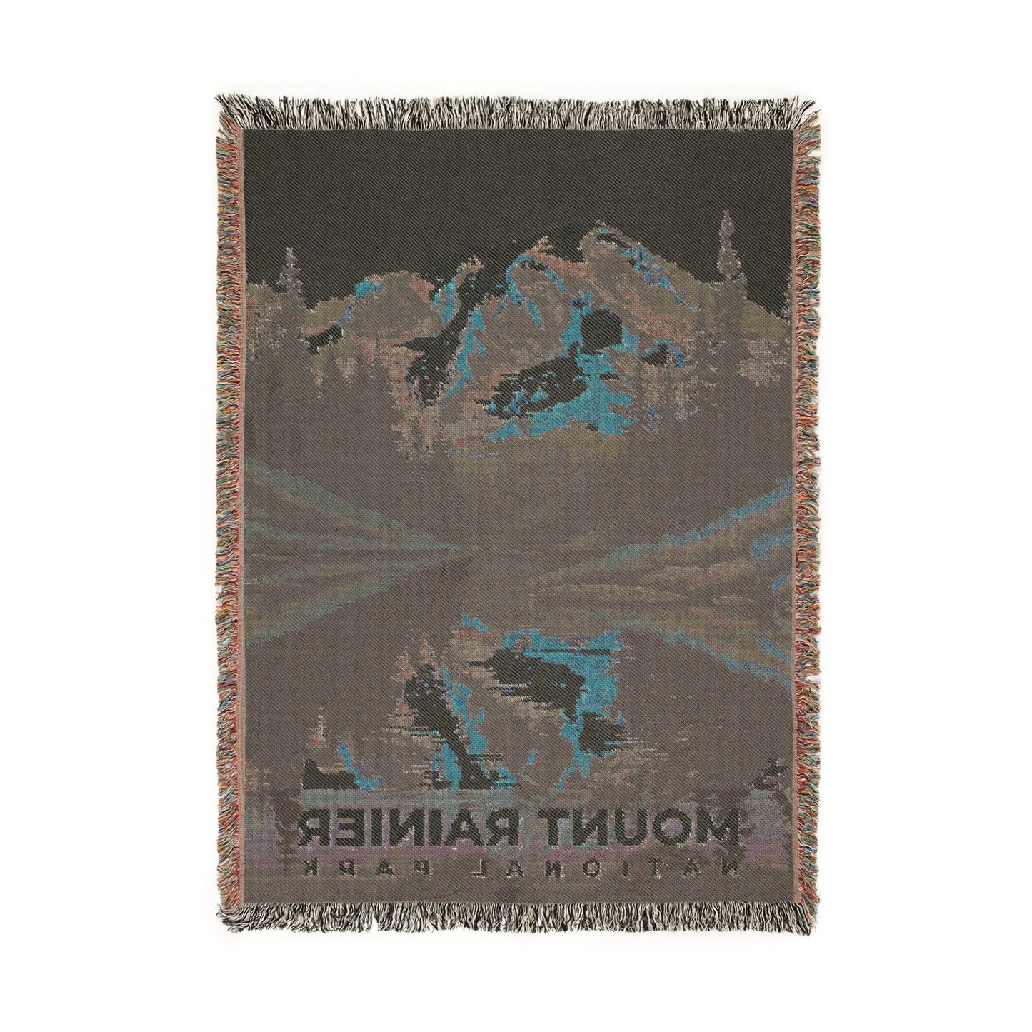 Mount Rainier National Park Woven Blanket | S19