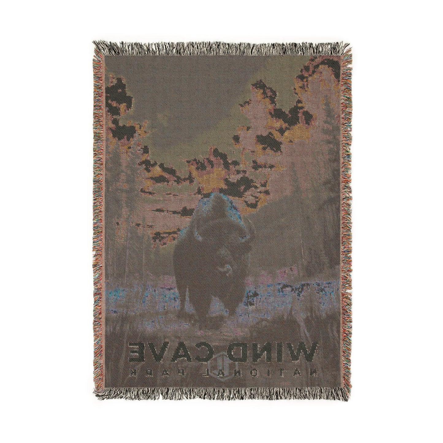 Wind Cave National Park Woven Blanket | S13