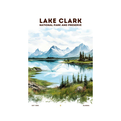 Lake Clark National Park Poster | S08