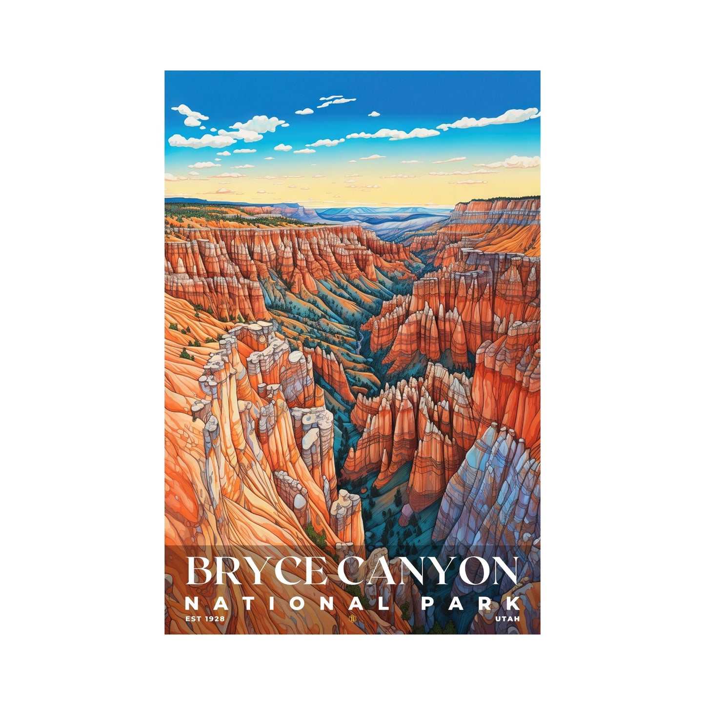 Bryce Canyon National Park Poster | S02