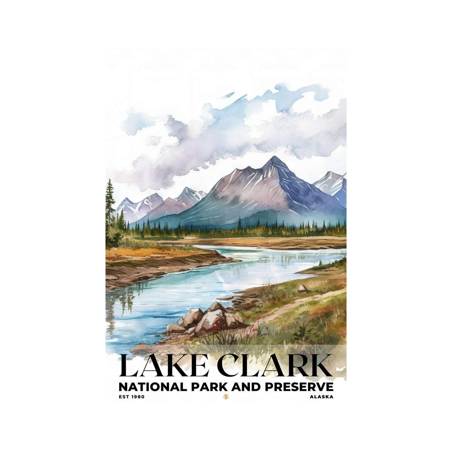 Lake Clark National Park Poster | S04