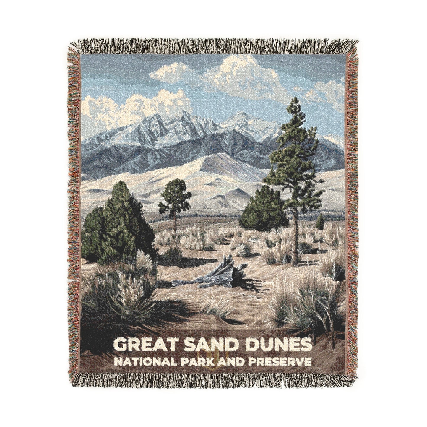Great Sand Dunes National Park Woven Blanket | S17