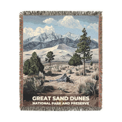 Great Sand Dunes National Park Woven Blanket | S17